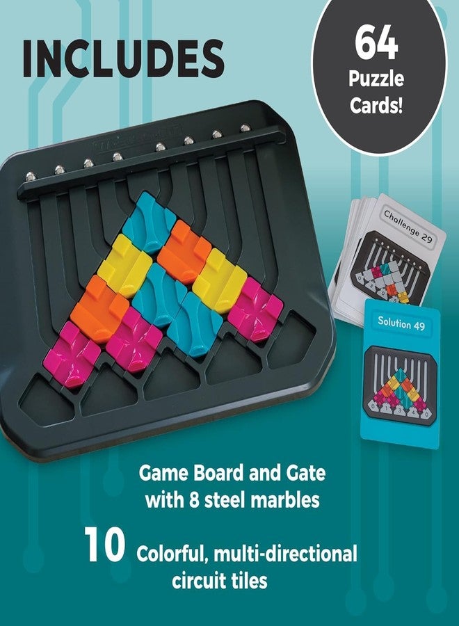 براند كونكور لعبة ألغاز منطقية من براند كونكر لتدريب الدماغ، لعبة فردية رائعة، هدية مثالية للأطفال الذين يحبون الألغاز وألعاب الذكاء، 64 بطاقة تحدي و24 قطعة، ممتعة للأطفال والكبار من عمر 8 سنوات فما فوق (لعبة منطقية). - Image 4